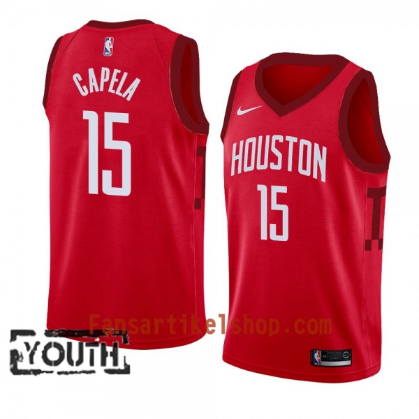 Houston Rockets Trikot Clint Capela 15 2018-19 Nike Rot Swingman - Kinder